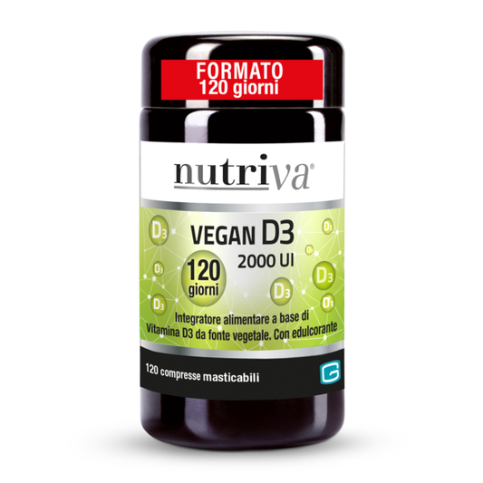 Vegan D3 2000 UI - 120 compresse masticabili