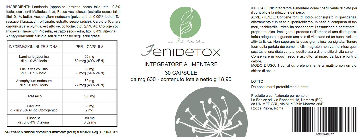 Fenidetox - 30 capsule