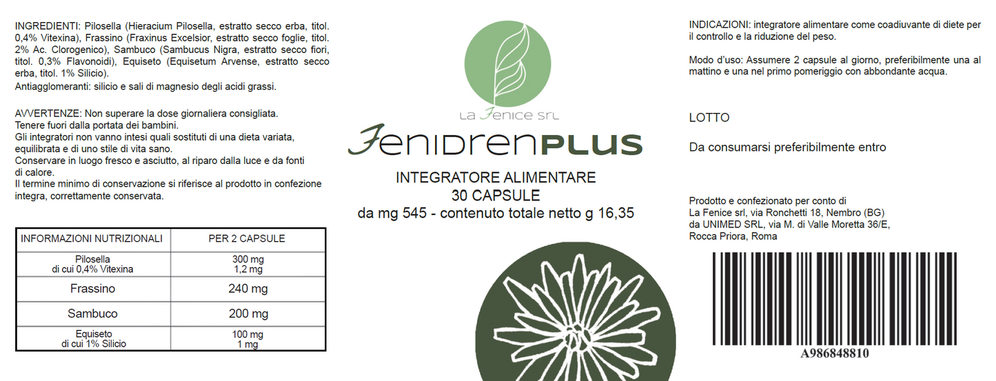 OFFERTA 3X2 Fenidren Plus - 30 capsule