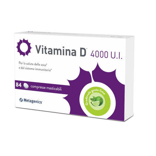 Vitamina D 4000 U.I. - 84 compresse masticabili
