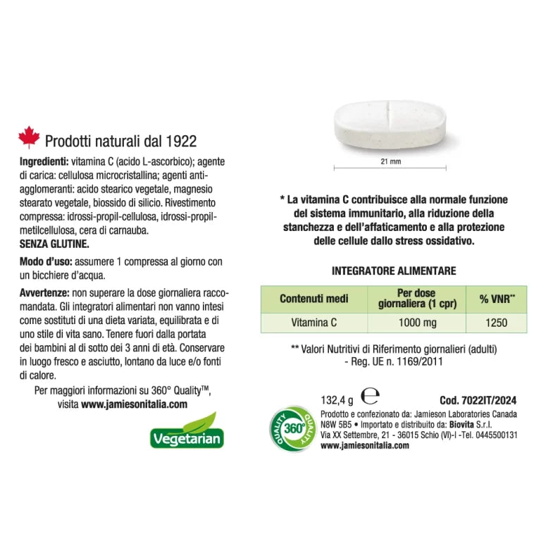 Vitamina C 1000 Timed Release - 100 compresse