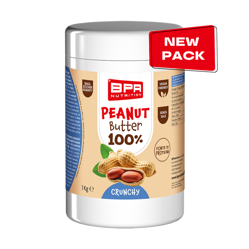 Peanut Butter 100% - 1 kg CRUNCHY