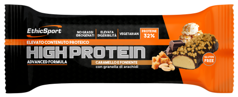 High Protein - Barretta Proteica - 45 g CARAMELLO E FONDENTE