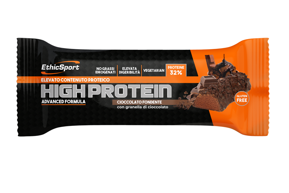 High Protein- Barretta Proteica - 45 g CIOCCOLATO FONDENTE