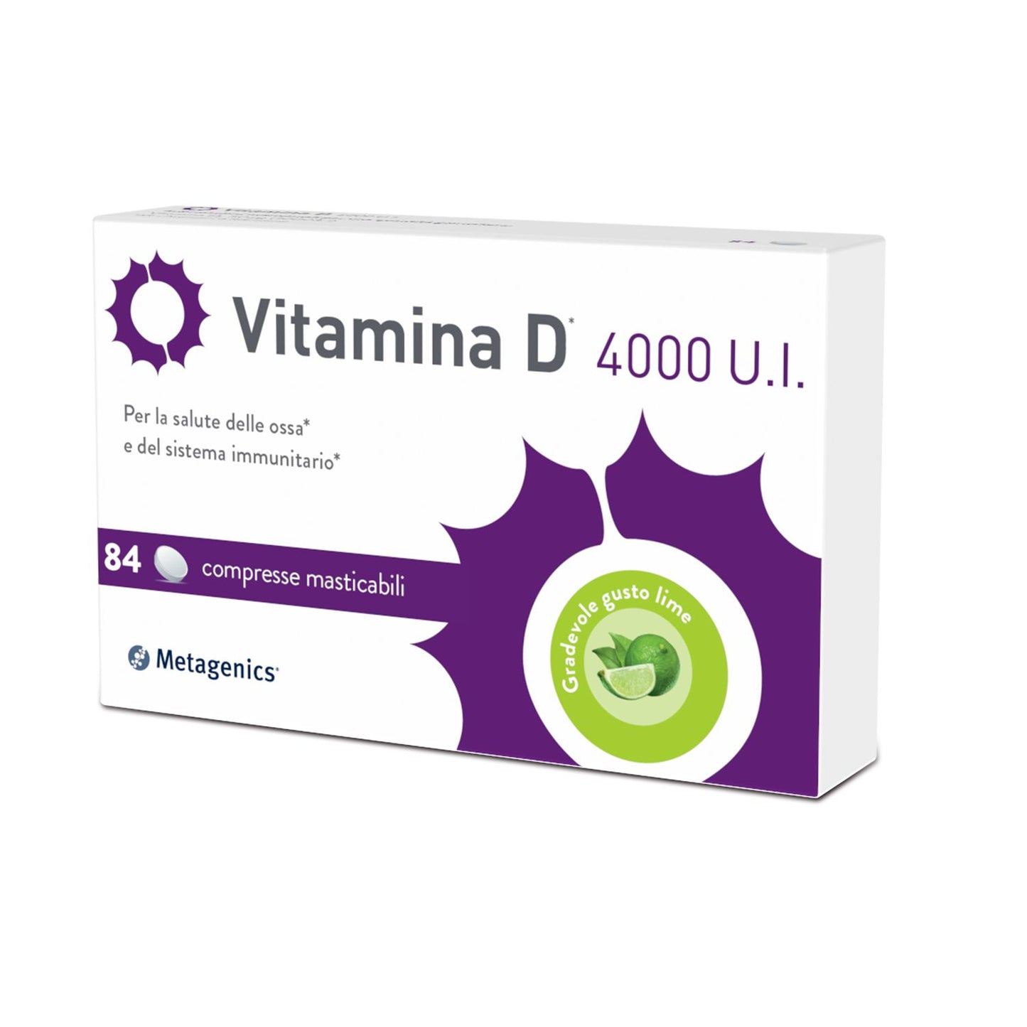 Vitamina D 4000 U.I. - 84 compresse masticabili